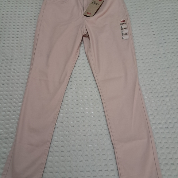 Levi's Jeans Women Skinny  size 12 Lt Pink - Picture 6 of 9